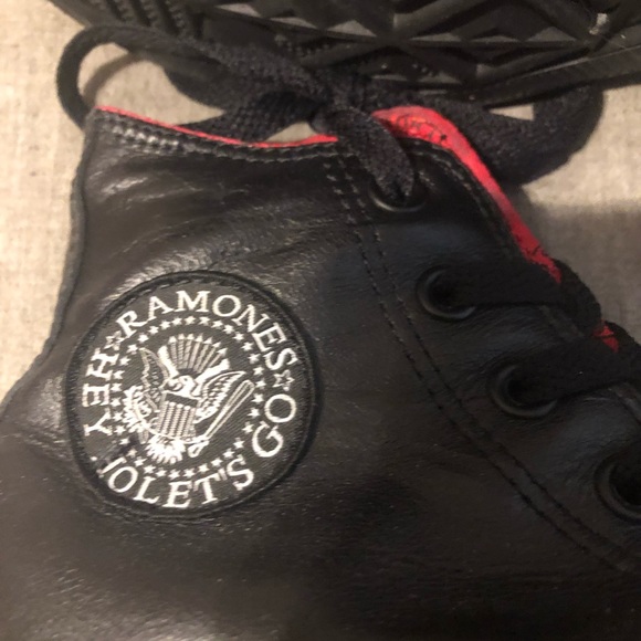 New Converse Ramones Hey Ho Let’s Go All Star new 3.5 - Picture 2 of 3